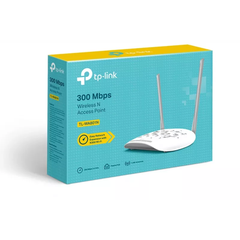 Punto de acceso inalámbrico TP-Link TL-WA801N 300 Mbit/s blanco Power over Ethernet (PoE)