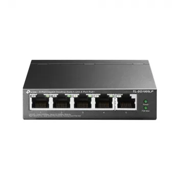 Switch de red TP-Link TL-SG1005LP no gestionado Gigabit Ethernet (10/100/1000) Power over Ethernet (PoE) negro