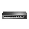 Switch de escritorio TP-Link 9 puertos 10/100Mbps con 8 puertos PoE+
