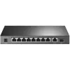 Switch de red TP-Link TL-SG1210P no gestionado Gigabit Ethernet (10/100/1000) Power over Ethernet (PoE) gris