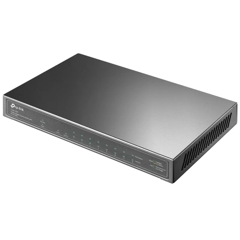Switch de red TP-Link TL-SG1210P no gestionado Gigabit Ethernet (10/100/1000) Power over Ethernet (PoE) gris