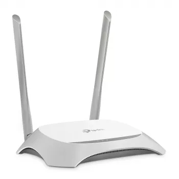 Router inalámbrico TP-Link TL-WR840N Fast Ethernet banda única (2,4 GHz) gris, blanco