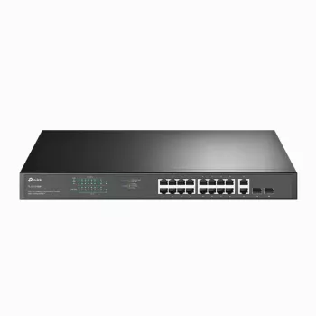 Switch TP-Link 18 puertos Gigabit para rack con 16 PoE+, no gestionado, Gigabit Ethernet (10/100/1000), dúplex completo, Power over Ethernet (PoE), montaje en rack, 1U