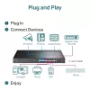 Switch TP-Link 18 puertos Gigabit para rack con 16 PoE+, no gestionado, Gigabit Ethernet (10/100/1000), dúplex completo, Power over Ethernet (PoE), montaje en rack, 1U