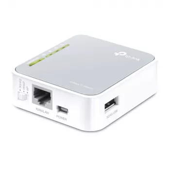 Router WLAN TP-Link TL-MR3020 Fast Ethernet banda única (2,4 GHz) 4G plateado, blanco