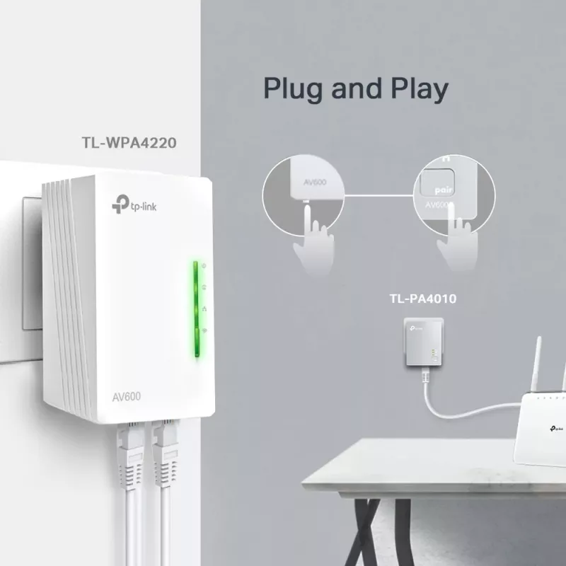 TP-Link AV600 600 Mbit/s Ethernet LAN Wi-Fi blanco 1 ud.