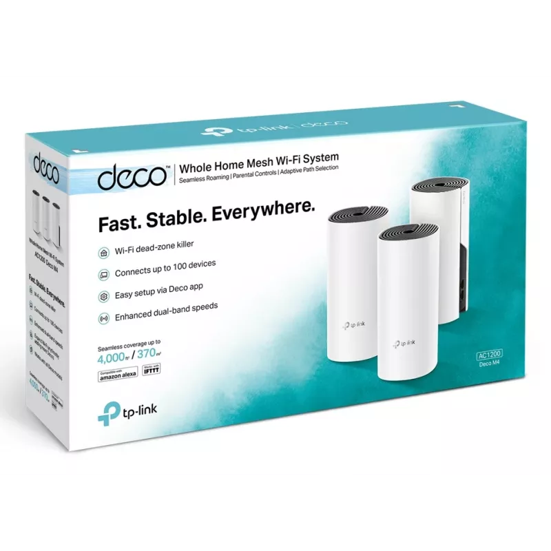 Sistema Wi-Fi Mesh para todo el hogar TP-Link AC1200 (pack de 3)