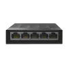 Switch de red de escritorio TP-Link 5 puertos 10/100/1000Mbps, no gestionado, Gigabit Ethernet (10/100/1000), montaje en pared