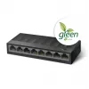 Switch de red de escritorio TP-Link 8 puertos 10/100/1000Mbps, no gestionado, Gigabit Ethernet (10/100/1000), montaje en pared