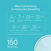 Sistema Wi-Fi 6 Mesh para todo el hogar TP-Link AX1800, pack de 3