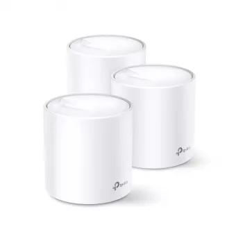 Sistema Wi-Fi 6 Mesh para todo el hogar TP-Link AX1800, pack de 3