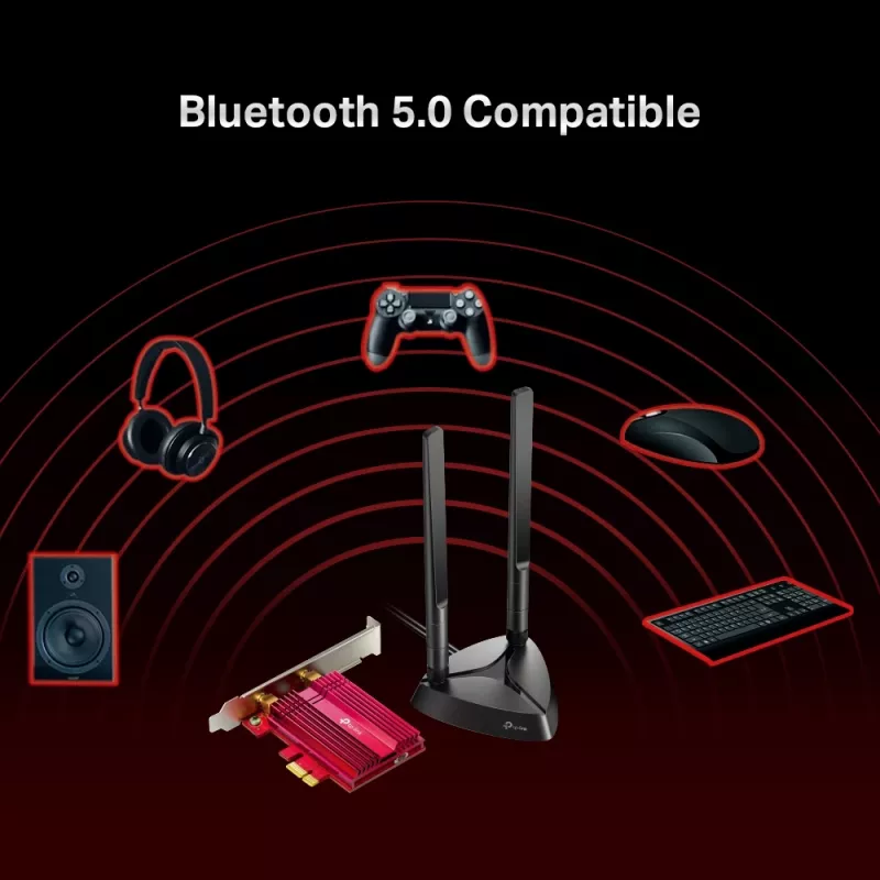 Adaptador PCIe TP-Link AX3000 Wi-Fi 6 Bluetooth 5.0