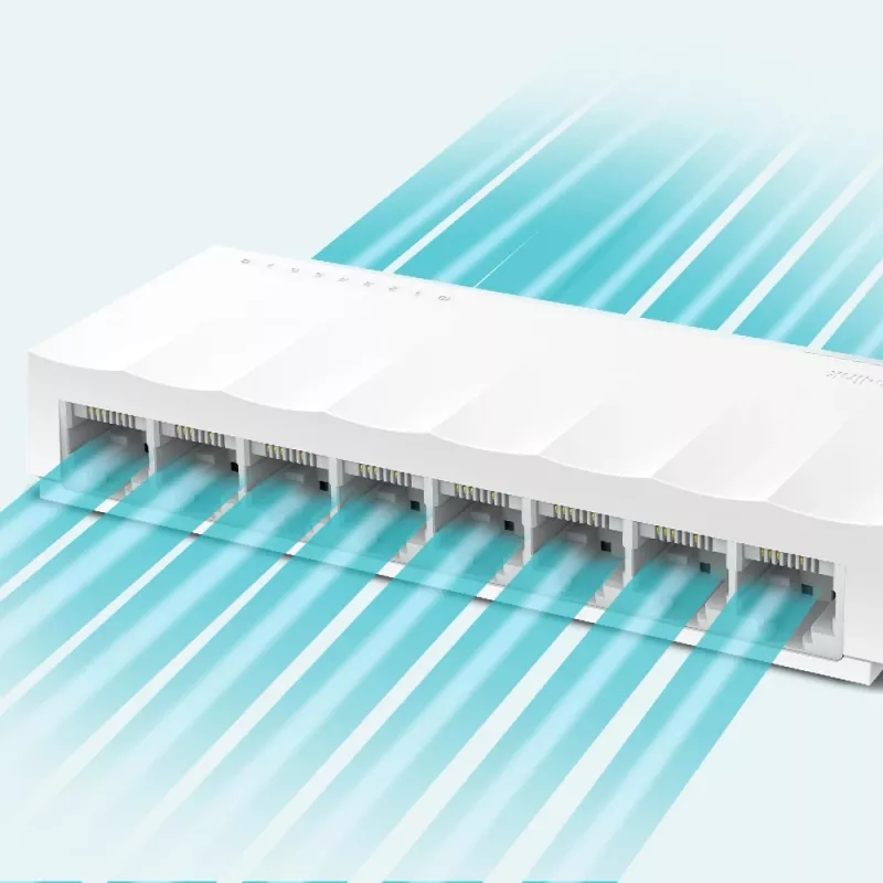 Switch de red de sobremesa TP-Link 8 puertos 10/100Mbps