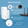 Amplificador de red Repetidor de red TP-Link RE190 Blanco