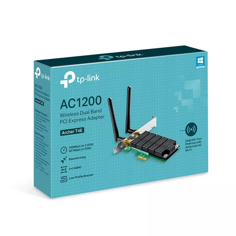 Adaptador Wi-Fi PCI Express dual band inalámbrico TP-Link AC1200
