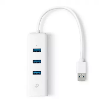 Dock/Replicador de puertos para portátil TP-Link UE330 Cableado USB 3.2 Gen 1 (3.1 Gen 1) Type-A Blanco