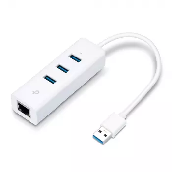 Dock/Replicador de puertos para portátil TP-Link UE330 Cableado USB 3.2 Gen 1 (3.1 Gen 1) Type-A Blanco