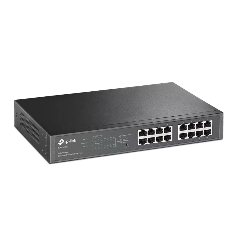 Switch gestionado TP-Link TL-SG1016PE 16 puertos Gigabit con 8 puertos PoE+