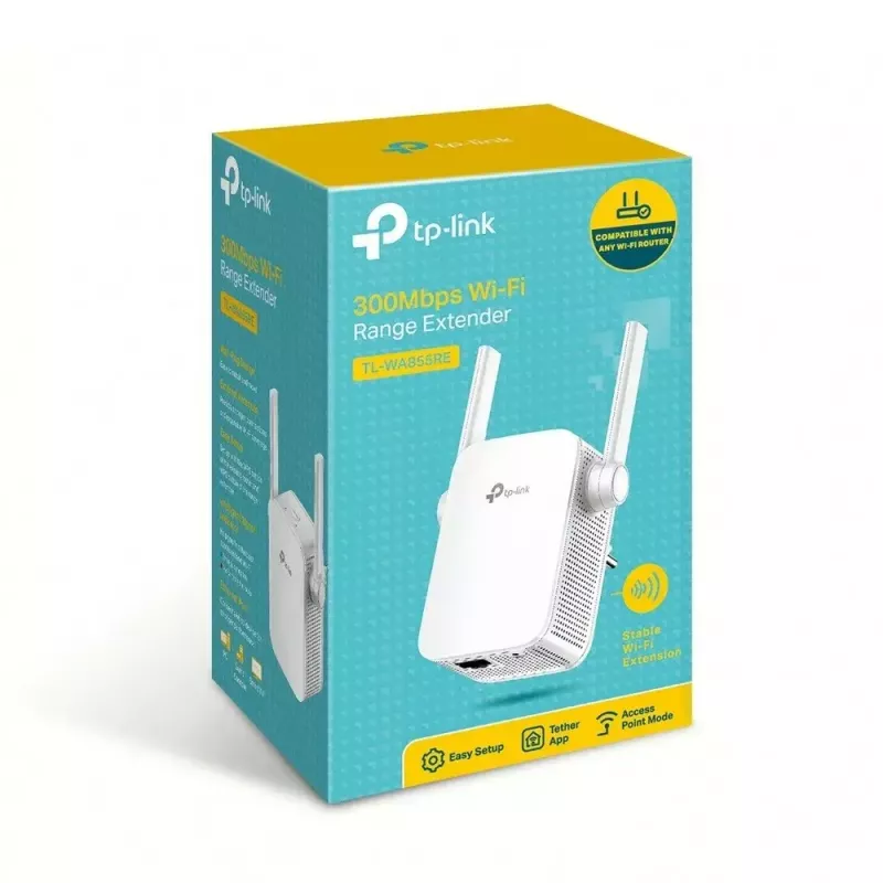 Extensor de red Emisor y receptor de red TP-Link TL-WA855RE Blanco 10, 100 Mbit/s