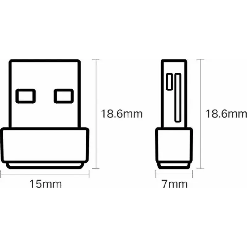 Adaptador USB Wi-Fi TP-Link Nano AC600 (Archer T2U Nano) – Transceptor de red inalámbrico dual band 2,4G/5G