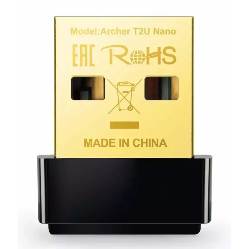 Adaptador USB Wi-Fi TP-Link Nano AC600 (Archer T2U Nano) – Transceptor de red inalámbrico dual band 2,4G/5G