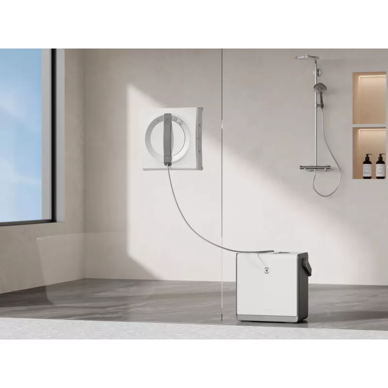 Limpiacristales Ecovacs WINBOT W2 OMNI — batería 4500 mAh, 96 W, motor sin escobillas, paño 260×251 mm, cable 5,5 m, tamaño mínimo de ventana 30×40 cm