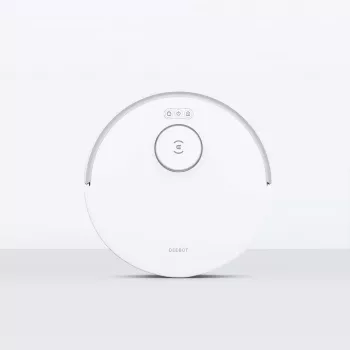 Robot aspirador Ecovacs DEEBOT N20 — navegación LDS, 8000 Pa, 5200 mAh, 300 min de autonomía, fregado OZMO, depósito de polvo 0.4 L, blanco