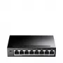 Switch de red Cudy GS108 — 8 puertos Gigabit Ethernet (10/100/1000), negro, 16 Gbit/s de capacidad de conmutación