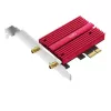 Tarjeta de red WLAN/Bluetooth interna Cudy WE4000 — PCIe, Intel AX200, Wi‑Fi 6 Tri-Band (2,4/5/6 GHz), 2400 Mbit/s, Bluetooth 5.0