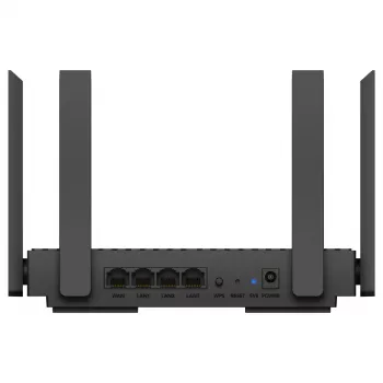 Router de sobremesa Cudy WR1500 — Dual band (2,4/5 GHz), Wi‑Fi 6/4, 4x Gigabit LAN, MU‑MIMO, antenas externas