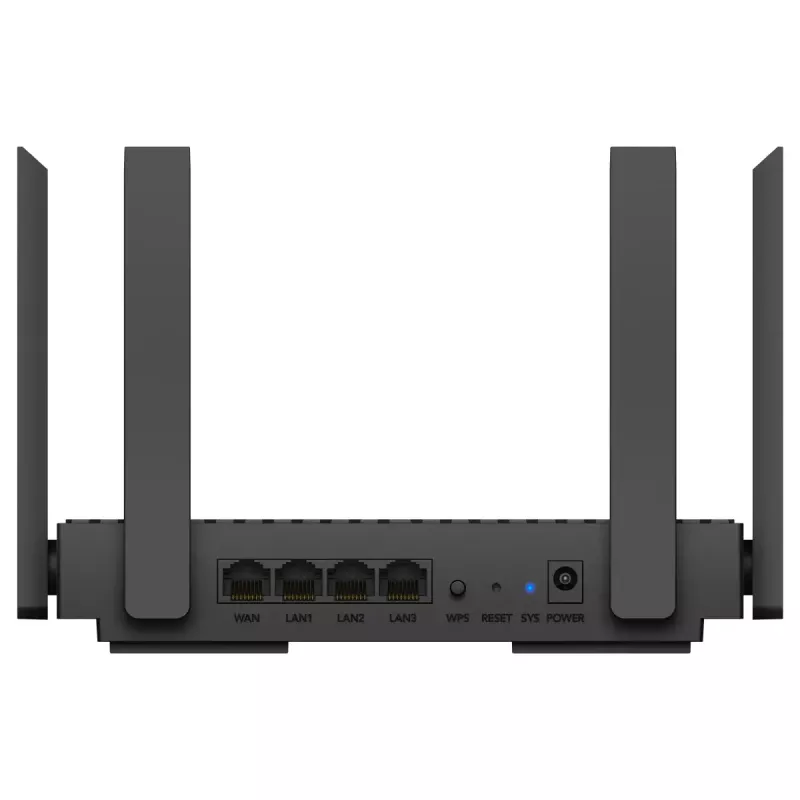 Router de sobremesa Cudy WR1500 — Dual band (2,4/5 GHz), Wi‑Fi 6/4, 4x Gigabit LAN, MU‑MIMO, antenas externas