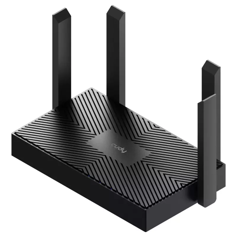 Router de sobremesa Cudy WR1500 — Dual band (2,4/5 GHz), Wi‑Fi 6/4, 4x Gigabit LAN, MU‑MIMO, antenas externas