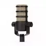 Micrófono dinámico de escenario RØDE PodMic — Patrón cardioide, XLR-3 cableado, 20–20.000 Hz, salida simétrica, 937 g, negro