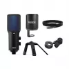 Micrófono USB de condensador para PC RØDE NT-USB+ — Patrón cardioide, 24 Bit/48 kHz, 20–20000 Hz, salida de auriculares de 3,5 mm, USB-C, negro