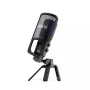 Micrófono USB de condensador para PC RØDE NT-USB+ — Patrón cardioide, 24 Bit/48 kHz, 20–20000 Hz, salida de auriculares de 3,5 mm, USB-C, negro