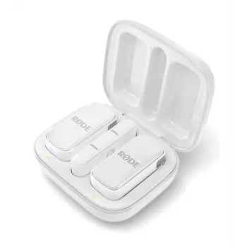 Micrófono de pinza RØDE Wireless Micro — lavalier USB inalámbrico, 20–20000 Hz, 24 Bit, 100 m de alcance, blanco