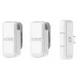 Micrófono de pinza RØDE Wireless Micro — lavalier USB inalámbrico, 20–20000 Hz, 24 Bit, 100 m de alcance, blanco