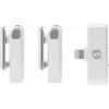 Sistema de micrófono inalámbrico Rode Wireless Micro Lightning – omnidireccional, 48 kHz/24 Bit, 7 h de batería, 100 m de alcance, blanco