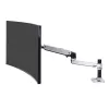 Brazo de escritorio Ergotron LX para monitor LCD, aluminio pulido