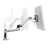 Brazo de escritorio Ergotron LX para monitor LCD, aluminio pulido