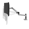 Brazo de escritorio Ergotron LX para monitor LCD, aluminio pulido