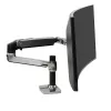 Brazo de escritorio Ergotron LX para monitor LCD, aluminio pulido