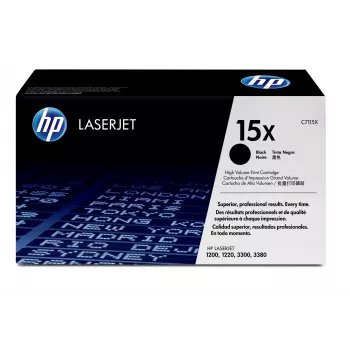 Cartucho de tóner original HP 15X High Yield LaserJet negro, 3500 páginas, negro, 1 ud.