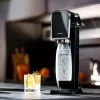 SodaStream ART Negro Steel Sifón de agua 1L Carbonator 60L