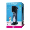 SodaStream ART Negro Steel Sifón de agua 1L Carbonator 60L