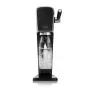 SodaStream ART Negro Steel Sifón de agua 1L Carbonator 60L