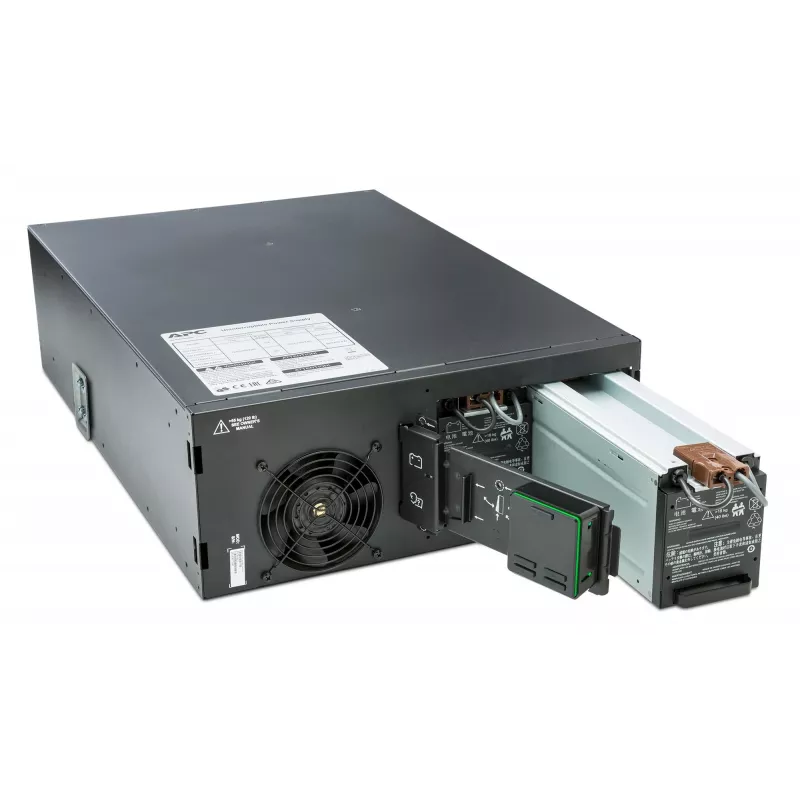 APC Smart-UPS On-Line SRT6KRMXLI - 6kW/VA, 6x C13 + 4x C19 + salida monofásica cableada, montaje en rack, NMC integrada