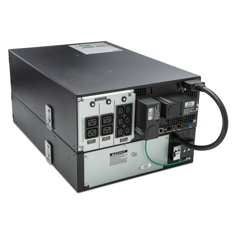 APC Smart-UPS On-Line SRT6KRMXLI - 6kW/VA, 6x C13 + 4x C19 + salida monofásica cableada, montaje en rack, NMC integrada