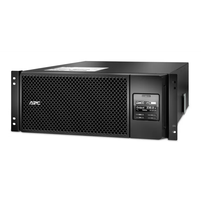 APC Smart-UPS On-Line SRT6KRMXLI - 6kW/VA, 6x C13 + 4x C19 + salida monofásica cableada, montaje en rack, NMC integrada