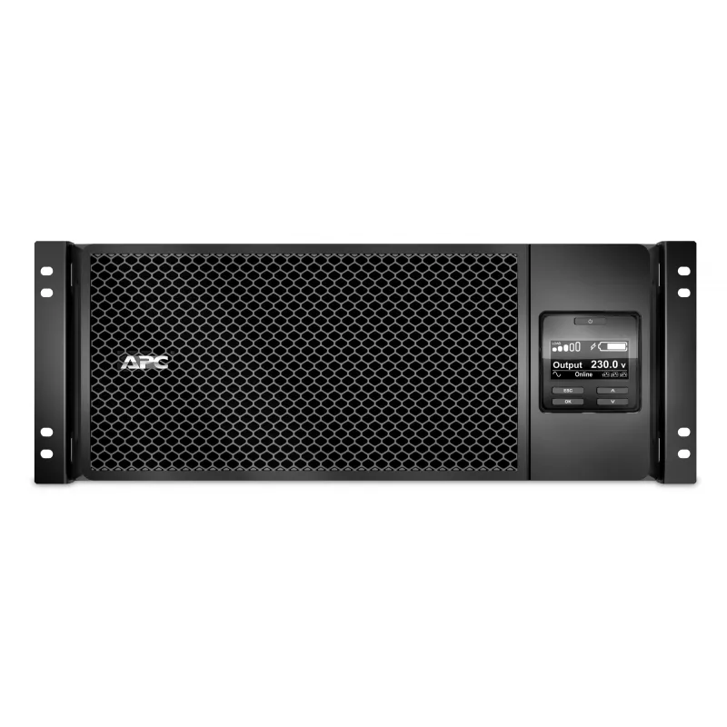 APC Smart-UPS On-Line SRT6KRMXLI - 6kW/VA, 6x C13 + 4x C19 + salida monofásica cableada, montaje en rack, NMC integrada